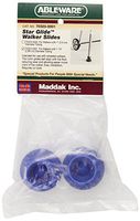 Maddak Star Glide Walker Glide, 1-1/8", Blue (Pack of 2) (703230001)