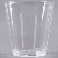 Fineline Quenchers 402-CL 2 oz. Plastic Shot Cup - 2500/Case