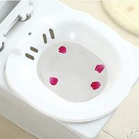 JFGUOYA Sitz Bath Hip Bath Tub Flusher Bath Basin Fumigation Medical Grade Seatz Bath for Pregnant Women Hemorrhoids Patients on The Toilet Hip Bath tub