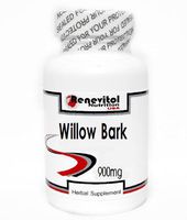 Willow Bark 900mg 100 Capsules ~ Renevitol