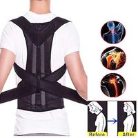 A-MUZI Back Posture Orthosis, Fiber Strip Correction Back, Unisex Corrective Strap, Anti-Hump Artifact, Sitting Posture Corrector, Spinal Deformer,S