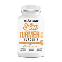 Turmeric Curcumin Plus Bioperine Dietary Supplement - 600 Mg, for Adults, Ultimate Pain Relief & Joint Support Pills, Organic, Non-GMO, Gluten Free, Vegan, 60 Softgel Capsules