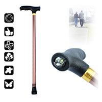 WXCC Walking Crutches (Aluminum) – Adjustable Telescopic Walking Stick,Old Gentleman or Lady Walking Aids