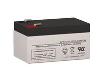 FirstPower FP1232 Replacement Battery - 12 Volt 3.5 AH F1 Terminal by SigmasTek