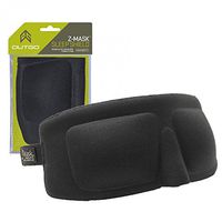 Gear Aid Sleep Mask System Travel Z-Mask Elastic Eye Shield Black