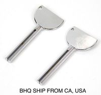 2pcs of Color Tube Squeezer Keys, Salon Metal Color and Toothpaste Tube Squeezers