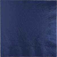Club Pack of 500 Navy Blue 3-Ply Paper Party Lunch Napkins 6.5"
