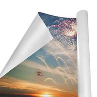 Gift Wrapping Paper Roll Statue Liberty Firework for Birthday,Holiday,Wedding,Baby Shower Gift Wrap - 3Rolls - 58inch x 23inchPerRoll