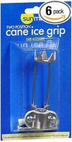 Sunmark Two Position Cane Tip with Ice Grip - 1 Each, Pack of 6