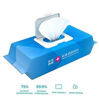 Wet Wipes 80 Pieces Containing 75% Active Ingredients EU Certification Skin-Friendly Large Capacity cotton pieces outdoor travel portable house cleaning Toilet paper