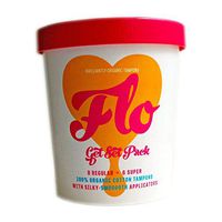 6 x Here We Flo Get Set Pack Organic Cotton Tampons 8 Regular + 6 Super