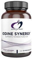 Designs for Health Iodine with Selenium - Iodine Synergy, 10mg Iodine + 40mcg Selenium for Thyroid Support (120 Capsules)
