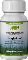 Native Remedies High-Rite - All Natural Herbal Supplement to Support Heart Health and Healthy Circulation - 60 Veggie Caps