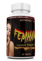 FEMHANCER Natural Horny Goat Weed, Maca, Ginseng, Chasteberry, Tribulus, Ginkgo, Ashwagandha and other Herbs, Vitamins and Amino Acids Pills- 30 Tablets