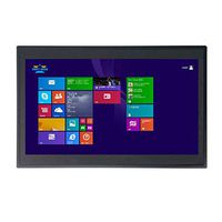14 Inch 2MM Embedded IP54 Industrial Panel PC,All in One Computer,10 Points Capacitive Touch,Windows 7/10,Linux,Intel Core I5,(Black),[HUNSN WD09],[2RS232/VGA/HDMI/LAN/4USB2],(8G RAM/128G SSD)
