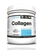 PEScience Collagen Peptides, Vitamin C with Type I and III Hydrolyzed Collagen Powder, Hair Skin Nails Support, Unflavored, 30 Servings
