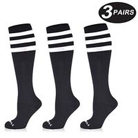 NEWZILL Compression Socks (20-30mmHg) for Men & Women (3-Pair Assort 07, Small)