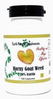 Horny Goat Weed * 550mg, 240 Capsules * Earth Natural * Libido - Support Erectile Function (2 Bottles)
