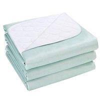 Reusable Incontinence Waterproof Bed Pads - Washable Absorbency Underpads Pad Mattress Protector Cover for Beds, Sofas and Chair (24 x 34 Inch(Pack of 3))