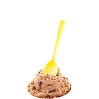 Petal Spoon, Petal Shaped Spoon, Tasting Spoon - Disposable - 4.5" - Yellow - 100ct Box - Restaurantware