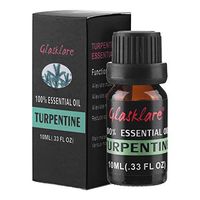 Pure Fragrance Turpentine Essential Oils for Massage Diffuser Humidifier Skin & Hair Care Therapeutic Grade Uplifting Aromatherapy Scent Plant Scrapping Ideal Gift (Brown, 10ml)