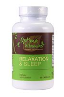 Optima Vitamins - Relaxation & Sleep Supplement - Melatonin HTP Passion Flower - 60 Capsules - Best Natural Sleep - Top Relaxation Supplements