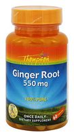 Ginger Root 550 Milligrams 60 Capsules