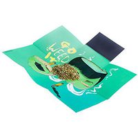 CASE ON IT Folding Rolling Tray. Small, Smell Proof, Easy to Carry with Crazy Designs (Go Weed It, 1 Unit)