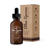 Hemp Oil Extract to Help Relieve Anxiety, Stress, Pain - 1000mg of Hemp Oil Extract from Blue Spruce Hemp Co. Shown to Help Achieve Better Sleep & Relaxation* - Grown and Made in The USA