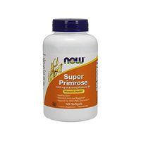 NOW Supplements, Super Primrose 1300 mg with Naturally Occurring GLA (Gamma-Linolenic Acid), 120 Softgels