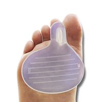 Ortho Pauher Metatarsal Pads with Toe Separator - Foot Cushion and Toe Spreader for Ball of Foot and Bunion Pain Relief (1 Pair)
