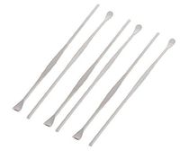 Haobase 6 Pcs Silver Tone Metal Earpicks Curette Ear Wax Remove Tool