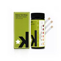 Ketone Test Strips for Testing Ketosis Levels on Keto Diet, Atkins, Diabetic Control, Low Carb. Accurately Measure Ketone Levels for Fat Burning and Weight Loss. 100 Strips