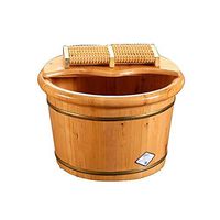 Foot Tub， Pedicure Barrel， Cedar Solid Wood Foot Basin，Household Foot Spa Wooden Tub， Foot Tub for Soaking Feet，Thicken Wooden Tub。