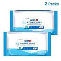 Disinfectant Wipes, Alcohol Cleaning Wet Wipes(2 Pack,80 Wipes), Daily Disinfecting Use for Hand Home House Travel Office Electronics School All Purpose