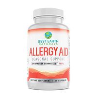 Allergy Aid - Non Drowsy Natural Support for Indoor & Outdoor Seasonal Allergies Congestion & Sinus Relief