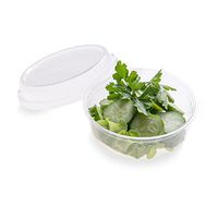 8-OZ PLA Plastic To-Go Container - Clear Round Deli Bowl: Perfect for Catering Events & Restaurant Takeout - Compostable and Biodegradable - 500-CT - Basic Nature Collection - Restaurantware