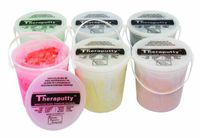 CanDo TheraPutty Plus Anti-Microbial, 6 Piece Set, 5 lb