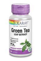Green Tea Extract Double Strength 500mg Solaray 30 VCaps