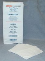 MCK94442000 - Mckesson Brand Sponge Dressing McKesson Poly / Rayon 4-Ply 4 X 4 Inch Square