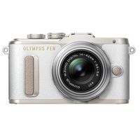 Olympus PEN E-PL8 White Body with 14-42mm IIR Silver Lens