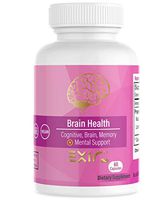 EXIR® Brian Health -Cognitive, Superior Brain Cognition Support Supplement - Amazing Synergy of Mind-Boosting Alpha-GPC with Highly Concentrated Omega-3s, 60 Capsules, Made in U.S.A.