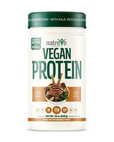 Natreve Vegan Protein Powder - Gluten Free Non-GMO Whole Food Protein with Vegetables - 30oz (Peanut Butter Parfait)