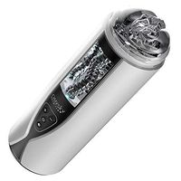 Man Sex Sucking Aircraft Cup Smart Intelligent Vibrating Male Penis Lasting Erection Exercises, LED Enticed Automatic Telescopic Rotary, Pronunciation Interactive Aircraft Cup Fun