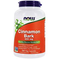 NOW Foods - Cinnamon Bark 600 mg. - 240 Vegetable Capsule(s)