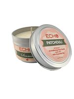 Echo Natural Soy Wax Essential Oil Patchouli Aromatherapy Candle Travel Tin 4 oz