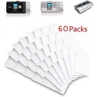 LLQ Cpap Filter Cotton,Disposable Universal Replacement Filters Cpap Filters 60 Packs,10 - Resmed S9 - Airstart - Series Cpap