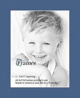 13x17 Yorktown Blue / Royal Custom Mat for Picture Frame with 9x13 opening size (Mat Only, Frame NOT Included)