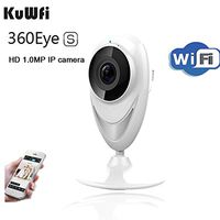 KuWFi Mini Panoramic IP Camera Wireless 720P HD 1.0MP WiFi 180 Degree Panoramic Camera 360eyes IR Night Vision P2P Mini Security Camera