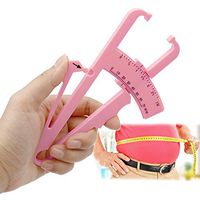 JIAYOUNG Personal Body Fat Tester Caliper Body Fat Tester Analyzer Fat Measuring Clamp Sebum Fat Caliper-red
